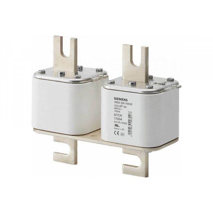 Плавкая вставка Siemens 3NB3351-1KK26 (Sitor Тр 2X3 1100A Ar 690V Ac) Плавкая вставка Siemens 3NB3351-1KK26 (Sitor Тр 2X3 1100A Ar 690V Ac)