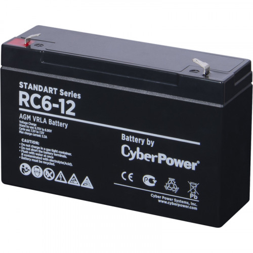 Аккумулятор CyberPower STANDART series RC 6-12