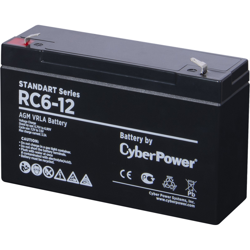 Аккумулятор CyberPower STANDART series RC 6-12