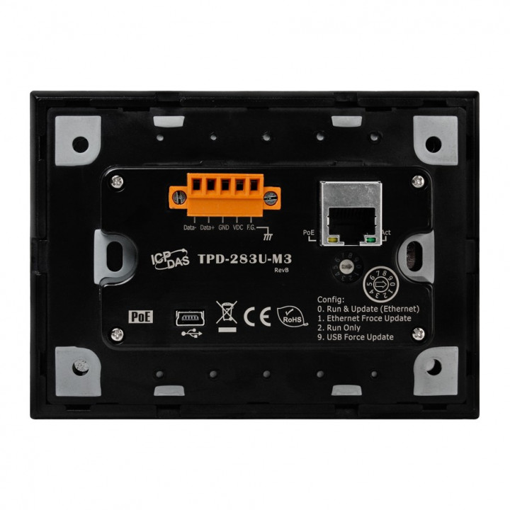 Сенсорная панель ICP DAS TPD-283U-M3 CR (2.8”, Ethernet, USB, RS-485, flash)
