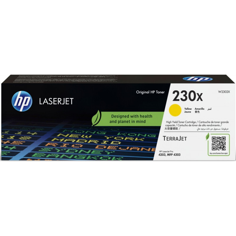 Картридж HP W2302X (№230X) желтый