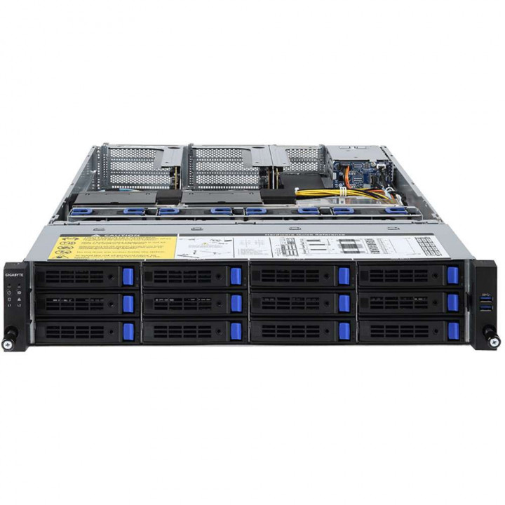 Серверная платформа 2U GIGABYTE R281-3C2 (2x LGA-3647, 24x DIMM, 12x3.5", Dual 1200W)