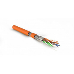 Кабель Hyperline SFTP4-C7-S23-IN-LSZH-OR-500 Кабель Hyperline SFTP4-C7-S23-IN-LSZH-OR-500