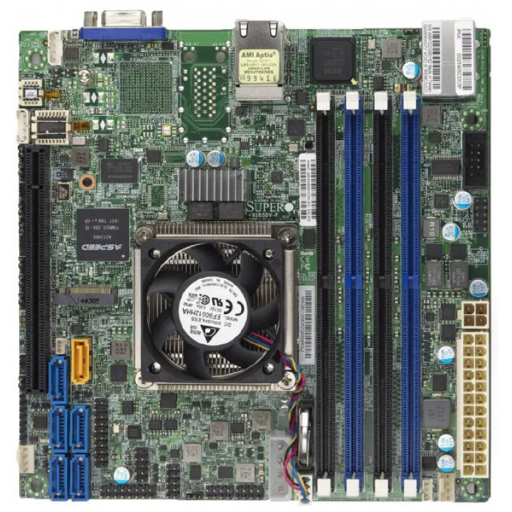 Серверная материнская плата Supermicro MBD-X10SDV-8C+-LN2F-O (Intel Xeon D-1541, mini-ITX)