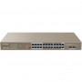 Коммутатор IP-COM G1126P-24-410W (неуправляемый PoE, 24 порта, 24x1 Гбит/с, SFP 2x1 Гбит/с, PoE 24x30Вт)