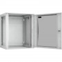 Шкаф TLK TWI-156045-R-G-GY (19", 15U, стеклянная дверь, 600x703x450 мм, серый)