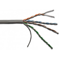 Кабель LANMASTER UTP кат. 5e, серый, 305 м, LAN-5EUTP-PT-LSZH-GY Кабель LANMASTER UTP кат. 5e, серый, 305 м, LAN-5EUTP-PT-LSZH-GY