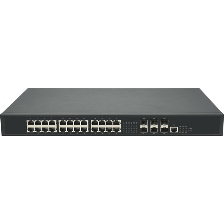 Коммутатор NIKOMAX GL-SW-G302-30TC (управляемый L3, Stack, 24x1/2.5Гбит BaseT, 6x1/10Гбит SFP+) Коммутатор NIKOMAX GL-SW-G302-30TC (управляемый L3, Stack, 24x1/2.5Гбит BaseT, 6x1/10Гбит SFP+)