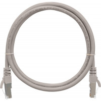 Коммутационный шнур F/UTP 4 пары, кат.5е (Класс D), 100МГц, 2хRJ45/8P8C, NIKOMAX NMC-PC4SD55B-001-GY