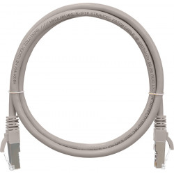 Коммутационный шнур F/UTP 4 пары, кат.5е (Класс D), 100МГц, 2хRJ45/8P8C, NIKOMAX NMC-PC4SD55B-001-GY Коммутационный шнур F/UTP 4 пары, кат.5е (Класс D), 100МГц, 2хRJ45/8P8C, NIKOMAX NMC-PC4SD55B-001-GY