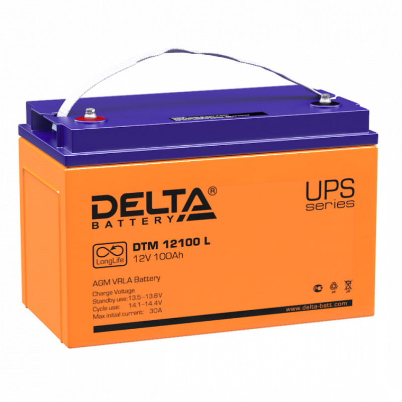 Аккумуляторная батарея Delta DTM 12100 L