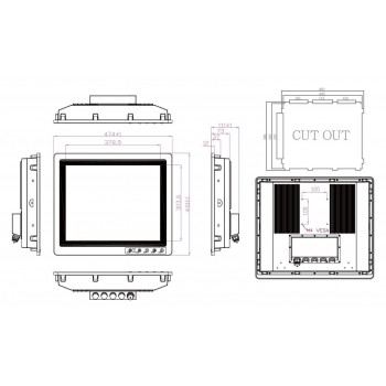 Панельный компьютер Winmate R19IB3S-67FTPHB