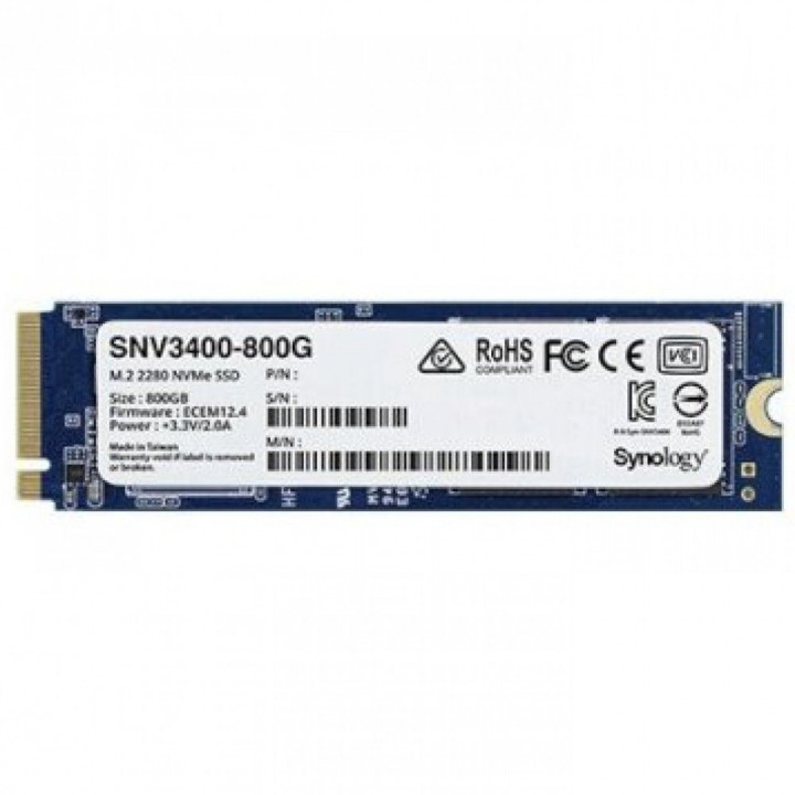 Накопитель SSD Synology SNV3400-800G (SNV3000 Series PCIe 3.0 x4, M.2 2280, 800GB) Накопитель SSD Synology SNV3400-800G (SNV3000 Series PCIe 3.0 x4, M.2 2280, 800GB)