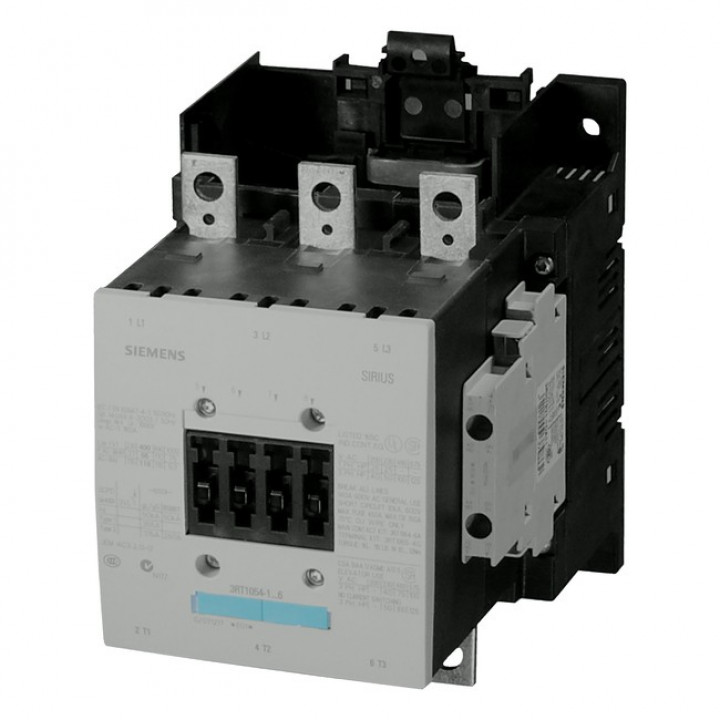 Контактор Siemens 3RT1056-6LA06 (90Квт/400V, без катушки, 2Но+2Нз, S6)