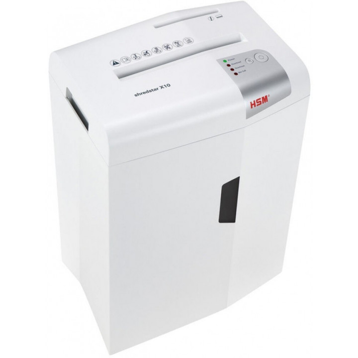 Уничтожитель бумаги HSM ShredStar X10-4.5x30 (секр. P-4, 4.5x30 мм, 10 листов, 20 л, автостарт, автореверс)