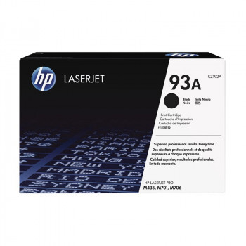 Тонер-картридж HP 93A, черный, 12000 стр, (CZ192A)