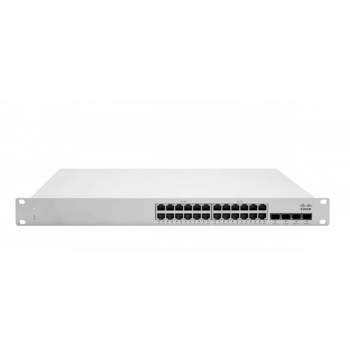 Коммутатор Cisco MS220-24P-HW (24x1G PoE, 4xSFP 1G)