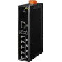 Промышленный коммутатор ICP DAS NS-205PSE-24V CR (Unmanaged 5-Port 10/100 Mbps PoE(PSE), 24 VDC Input)