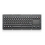 Промышленная клавиатура Key Technology K-TEK-M330TP-FN-BL-NV-EMC-OEM-US/RU-USB (встраиваемая, русифицированная, IP65, 89 клавиш, тачпад, красная подсветка, USB)