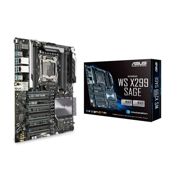 Материнская плата ASUS 90SW0070-M0EAY0 (WS X299 SAGE, iX299, ATX, 8xDDR4)