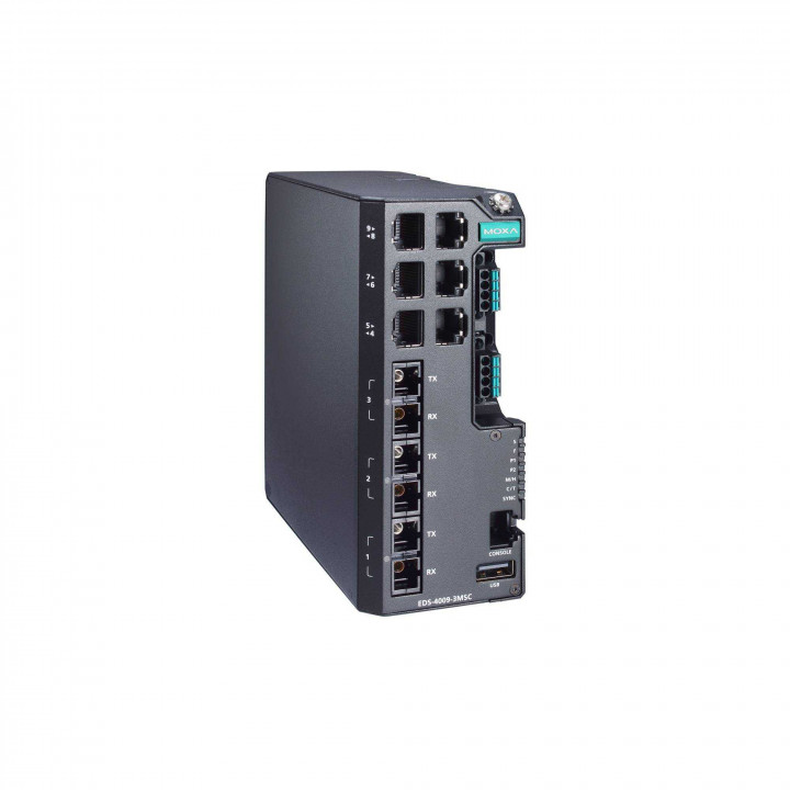 Промышленный коммутатор MOXA EDS-4009-3MSC-LV (6xRJ45, 3x100FX SC MM, 12-48В DC) Промышленный коммутатор MOXA EDS-4009-3MSC-LV (6xRJ45, 3x100FX SC MM, 12-48В DC)