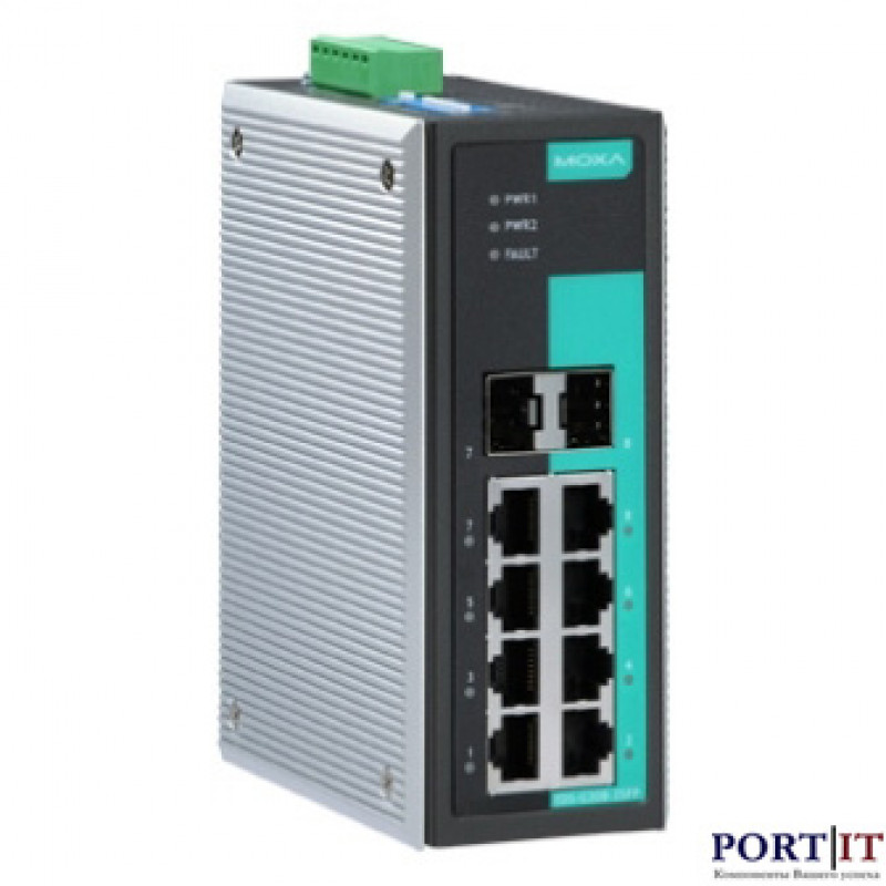 Неуправляемый коммутатор MOXA EDS-G308-2SFP-T