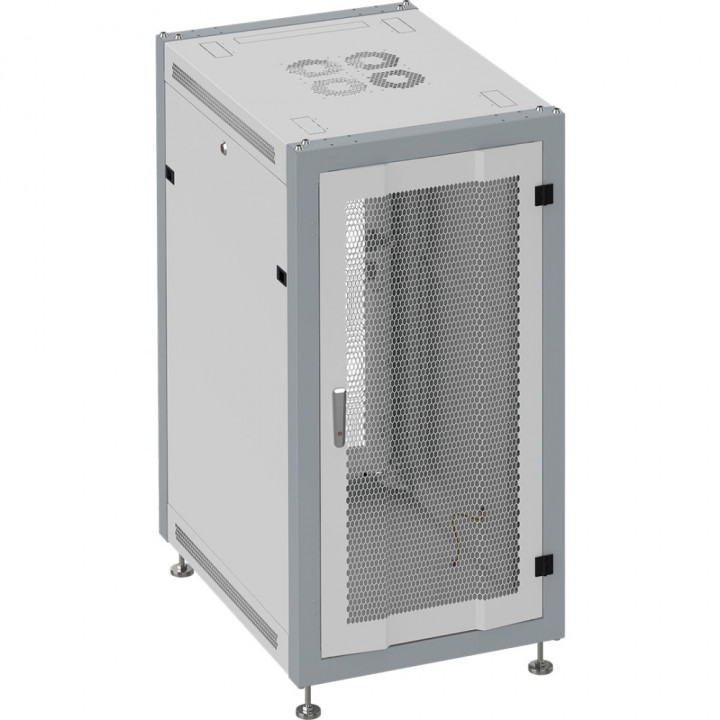 Шкаф серверный SYSMATRIX SL 6842.733 (напольный 42U 600x800мм, перфорированные двери, 800кг, черный) Шкаф серверный SYSMATRIX SL 6842.733 (напольный 42U 600x800мм, перфорированные двери, 800кг, черный)