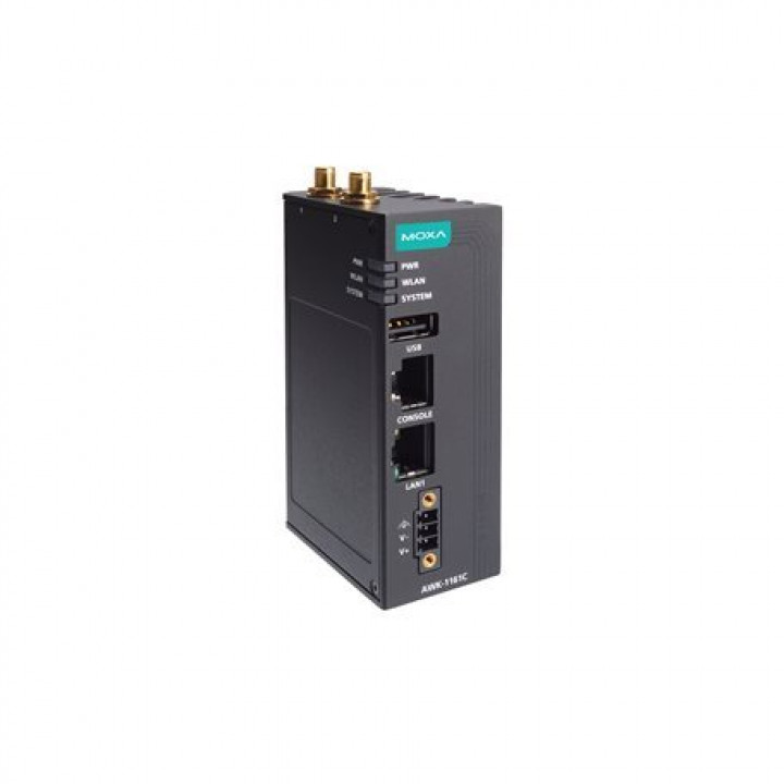 Беспроводной Wi-Fi клиент MOXA AWK-1161C-UN (802.11ax, 1 порт 10/100/1000BaseT(X)) Беспроводной Wi-Fi клиент MOXA AWK-1161C-UN (802.11ax, 1 порт 10/100/1000BaseT(X))