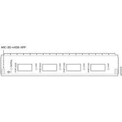 Интерфейсный модуль Juniper MIC-3D-4XGE-XFP