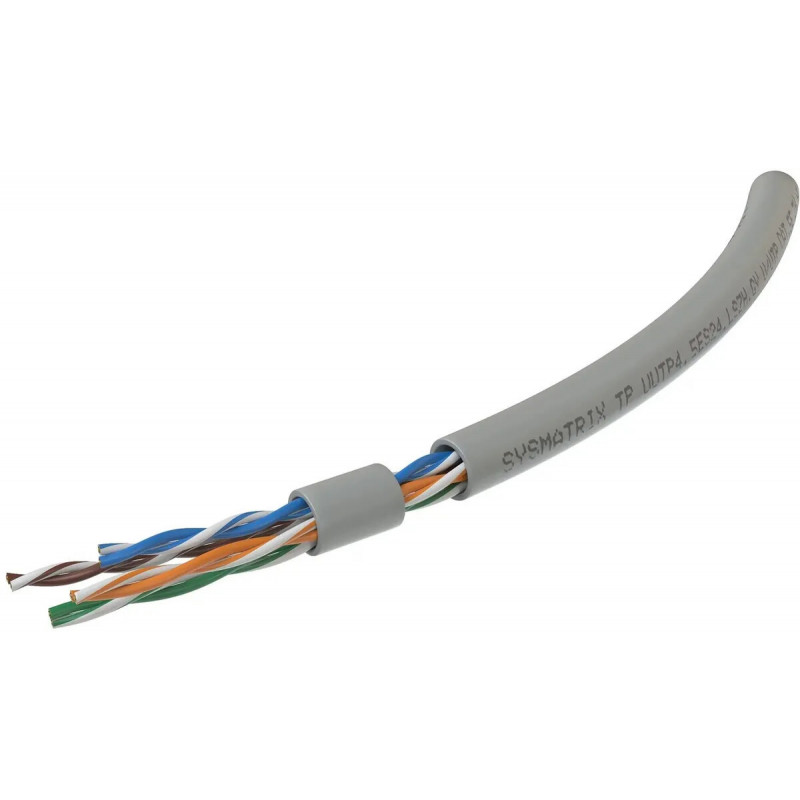Бухта SYSMATRIX TP UUTP4.5ES24.LSZH.GY305, 305м