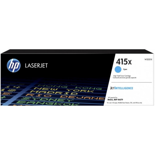Картридж HP 415X (W2031XC)
