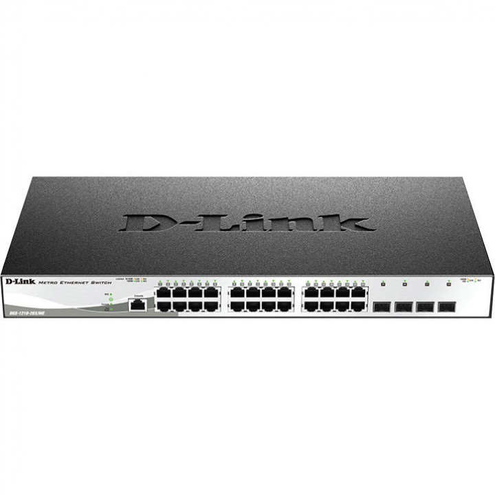 Коммутатор D-Link DGS-1210-28X/ME/B1B (управляемый L2, 24x1GbE, 4x10G SFP+) Коммутатор D-Link DGS-1210-28X/ME/B1B (управляемый L2, 24x1GbE, 4x10G SFP+)