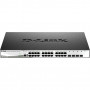 Коммутатор D-Link DGS-1210-28X/ME/B1B (управляемый L2, 24x1GbE, 4x10G SFP+)