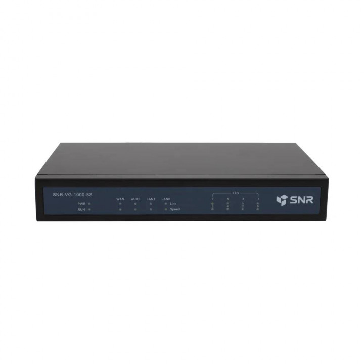 Шлюз VoIP SNR-VG-1000-8S (8 портов FXS, 2x LAN, 1x WAN) Шлюз VoIP SNR-VG-1000-8S (8 портов FXS, 2x LAN, 1x WAN)