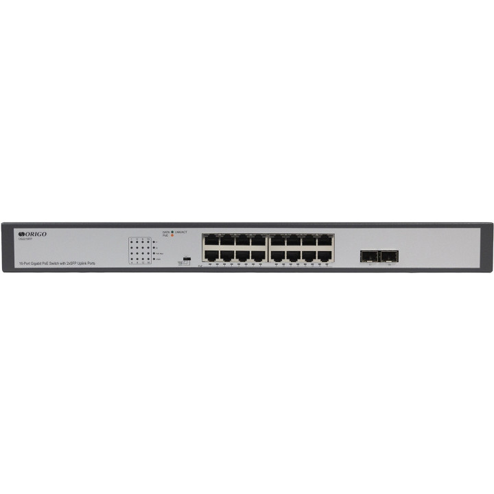 Коммутатор ORIGO OS2218FP/200W/A1A (16xPoE, 2xSFP, PoE 250W)
