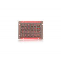Антивандальная клавиатура Key Technology K-TEK-B120KP-24-BL-DWP-USB