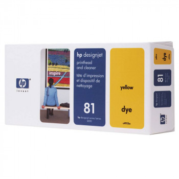 Печатающая головка HP 81 желтый C4953A