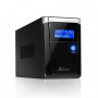 Источник бесперебойного питания SVC SVC-V-800-F-LCD (800ВА/480Вт, LCD-дисплей, 2 розетки Schuko, 1xIEC-320-C13)