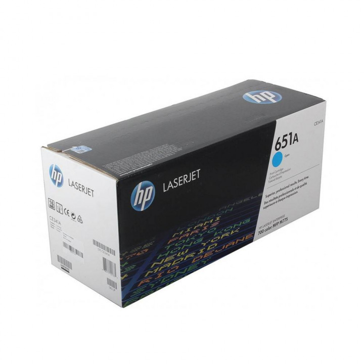 Картридж для плоттеров HP CE341AC (голубой, 16000 стр.)