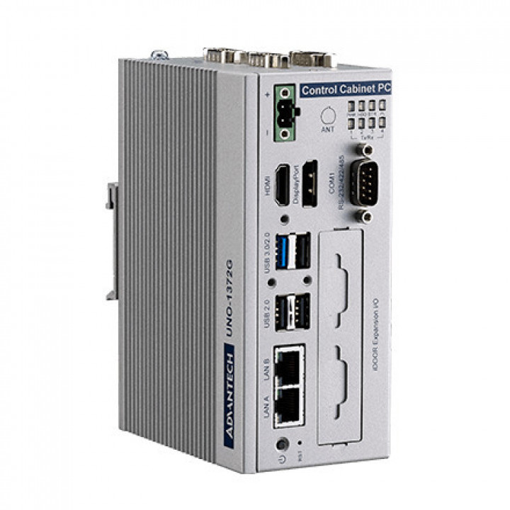 Встраиваемый компьютер на DIN-рейку Advantech UNO-1372G-J021AE (Intel Celeron J1900 2.0 ГГц, 4 Гб DDR3L, 2xGbE, DP/HDMI)
