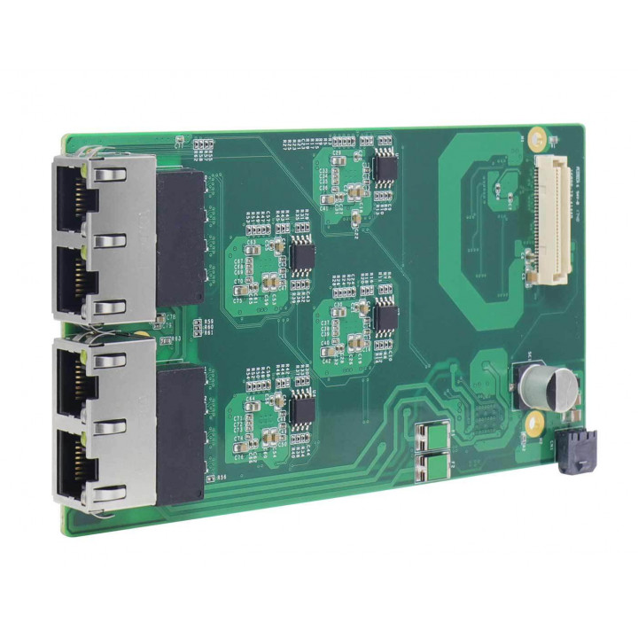 Модуль Neousys Technology MezIO-G4P(EA) (4-port Gigabit IEEE 802.3at PoE+ MezIO с 4x Intel I210 NIC)