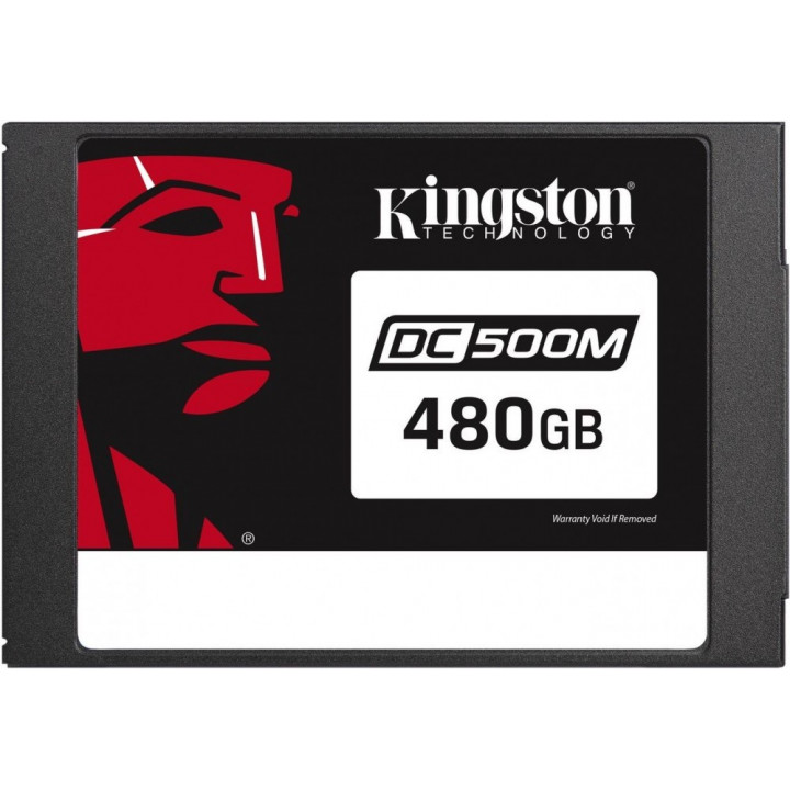 Накопитель SSD Kingston SEDC500M/480G (480GB, 2.5” SATA, R555/W520MB/s, 1,3 DWPD)
