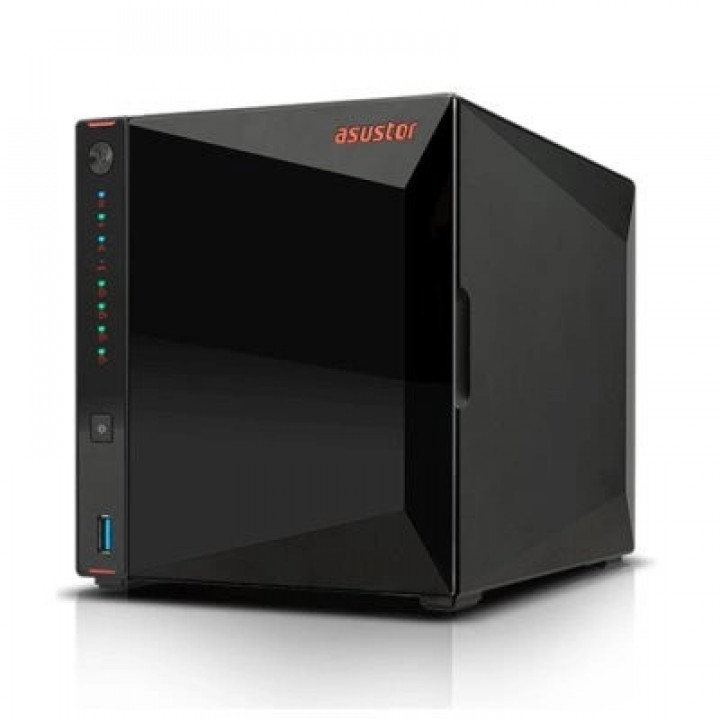 Сетевой накопитель ASUS 90IX0181-BW3S20 (4 слота, Intel Celeron J4105, 4GB DDR4, 2x2.5Гбит/c)