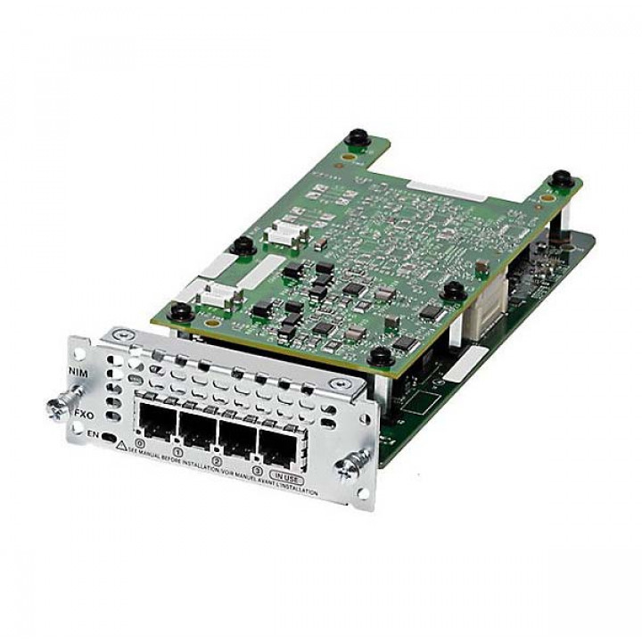 Модуль Cisco NIM-4FXO= (4-port Network Interface Module - FXO (Universal)) Модуль Cisco NIM-4FXO= (4-port Network Interface Module - FXO (Universal))