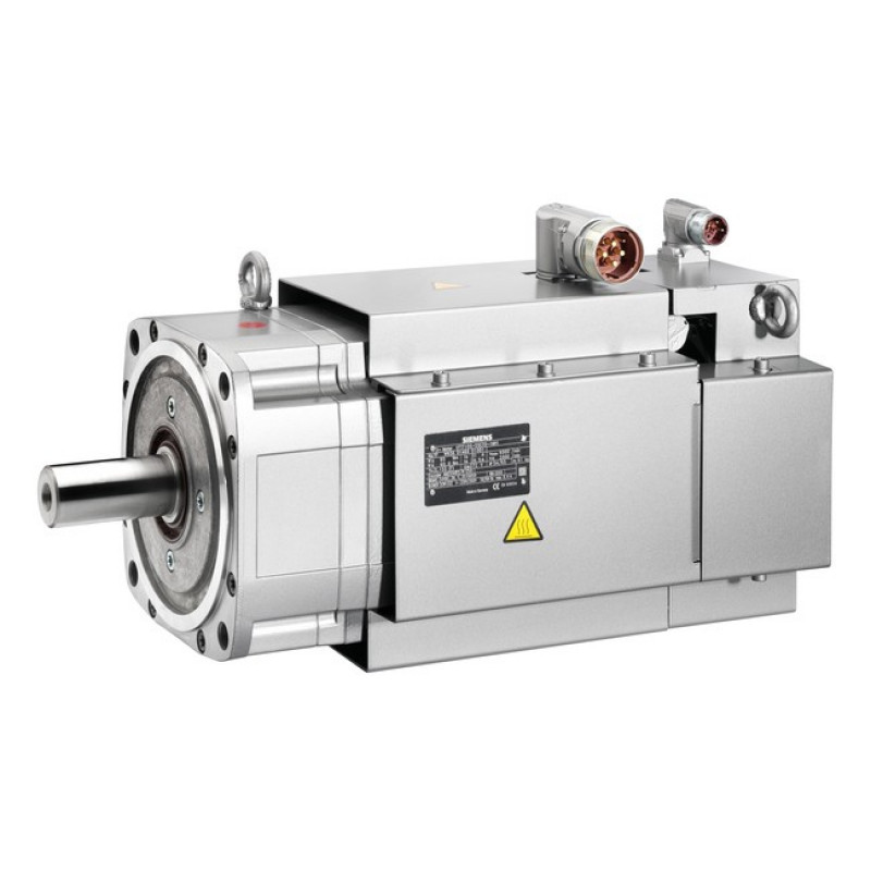 Синхронный двигатель Siemens 1FT7087-7SF71-1CB0 (1FT7, 48HM, 3000 об/мин, фланец 1, шпонка, тормоз, многооборотный энкодер)