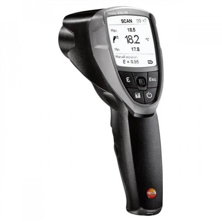 Пирометр Testo 835-T1 (-30…+600°C, 50:1, термопара K) Пирометр Testo 835-T1 (-30…+600°C, 50:1, термопара K)