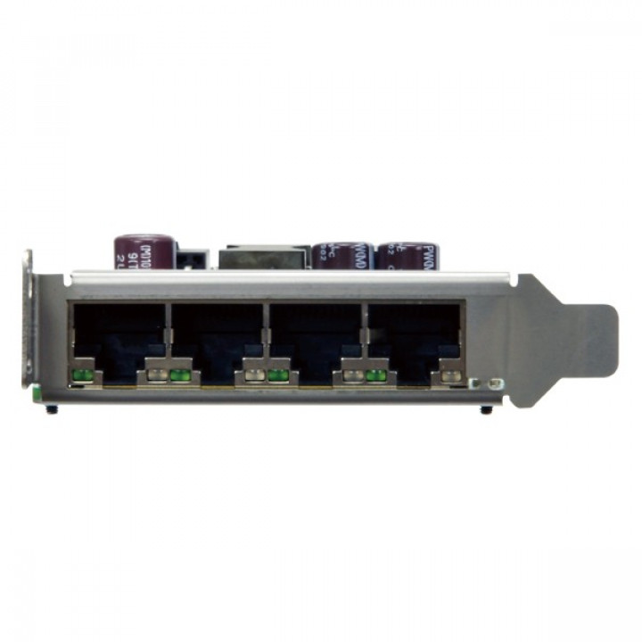 Сетевая плата IEI GPOE-4P (PCI Express PoE, 4x1000 Base (T), 802.3at/af, низкопрофильный)