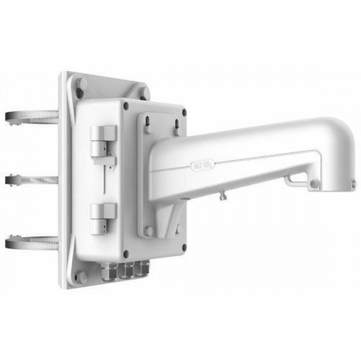 Кронштейн для камеры Hikvision DS-1602ZJ-box-pole (на стену/столб, для поворотных камер, с коробкой)