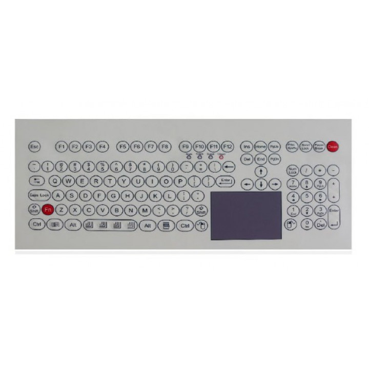 Промышленная клавиатура Key Technology K-TEK-D321TP-KP-FN-W-US/RU-USB (встраиваемая, русифицированная, 107 клавиш, тачпад, IP65, USB) Промышленная клавиатура Key Technology K-TEK-D321TP-KP-FN-W-US/RU-USB (встраиваемая, русифицированная, 107 клавиш, тачпад, IP65, USB)