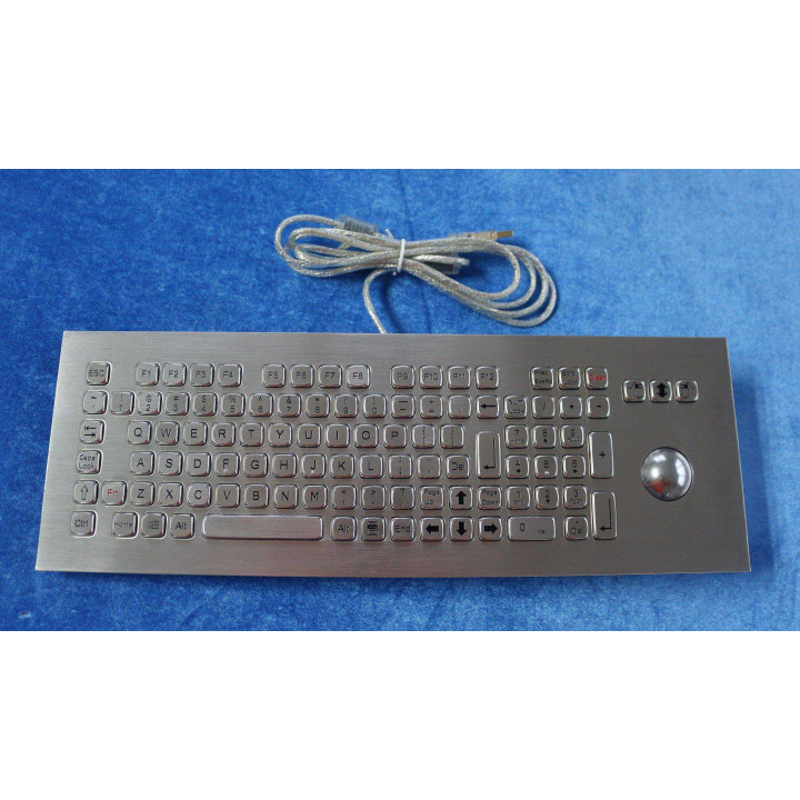 Антивандальная клавиатура Key Technology K-TEK-A420-OTB-KP-FN-DWP-US/RU-PS/2 (встраиваемая, IP68, русифицированная, 104 клавиши, оптический трекбол, PS/2) Антивандальная клавиатура Key Technology K-TEK-A420-OTB-KP-FN-DWP-US/RU-PS/2 (встраиваемая, IP68, русифицированная, 104 клавиши, оптический трекбол, PS/2)